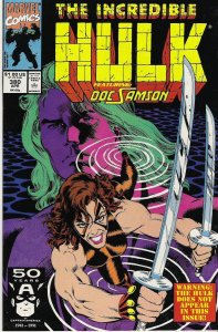 The Incredible Hulk #380 (1991)  VF- 7.5