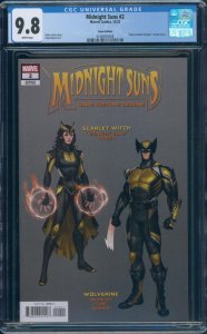 Midnight Suns #2 CGC 9.8 Game Design Costume Variant Marvel 2022 Wolverine Wanda