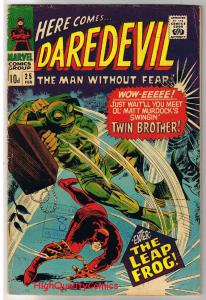 DAREDEVIL #25, VG, Gene Colan, Leap Frog,Stan Lee, 1964, more DD in store