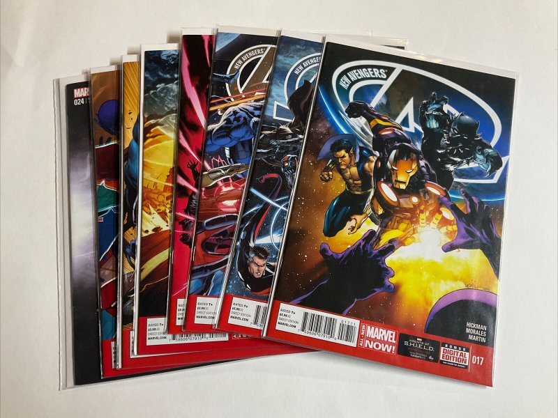 New Avengers 17-24 Lot Run Set Near Mint Nm Marvel 