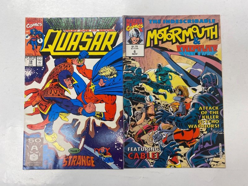 4 MARVEL comic books Foolkiller #10 X-Men Prime Quasar #19 Motormouth #6 11 KM15