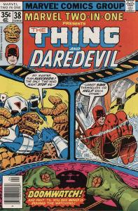 Marvel Two-In-One #38 FN ; Marvel | the Thing Daredevil