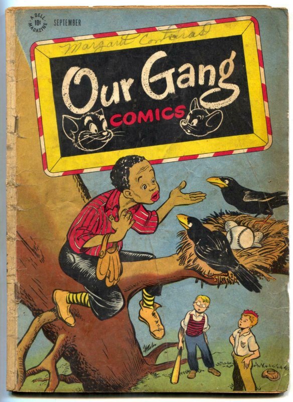 OUR GANG COMICS #26 CARL BARKS ART GOLF STORY 1946 DELL G 