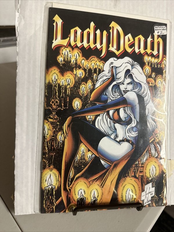 LADY DEATH  BETWEEN HEAVEN & HELL #2  CHAOS COMICS 1995
