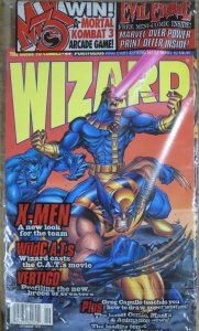 WIZARD Magazine #49 (Sept 1995)  POLYBAGGED! X-Men cover, Vertigo article