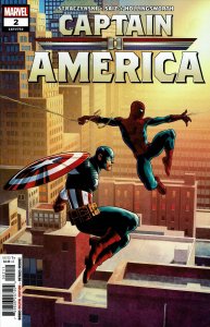 Captain America (11th Series) #2 VF/NM ; Marvel | 752 Spider-Man