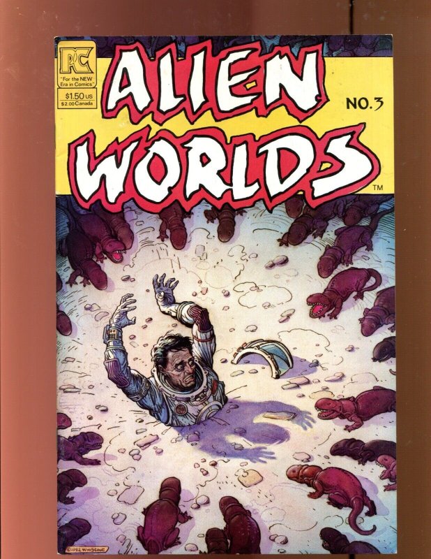 Alien Worlds #1-8 - EIGHT PIECE LOT! (INDIVIDUAL GRADES SEE DETAILS) 1982/83