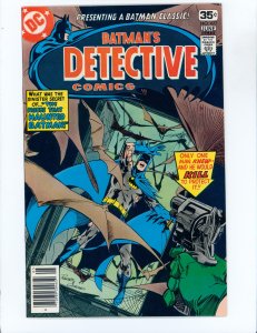Detective Comics #477 1st cameo appearance of the third Clayface, Preston Payne