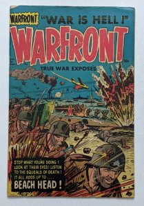 Warfront #10 (Sept 1952, Harvey) VG 4.0 Bob Powell art 