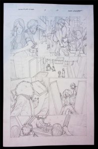 Max Ride First Flight #3  pg17  Alex Sanchez Pencil  Art James Patterson Maximum