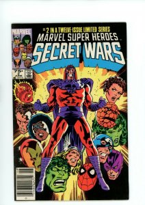 MARVEL SUPER HEROES SECRET WARS #2 (3.5) PRISONERS OF WAR!! 1984
