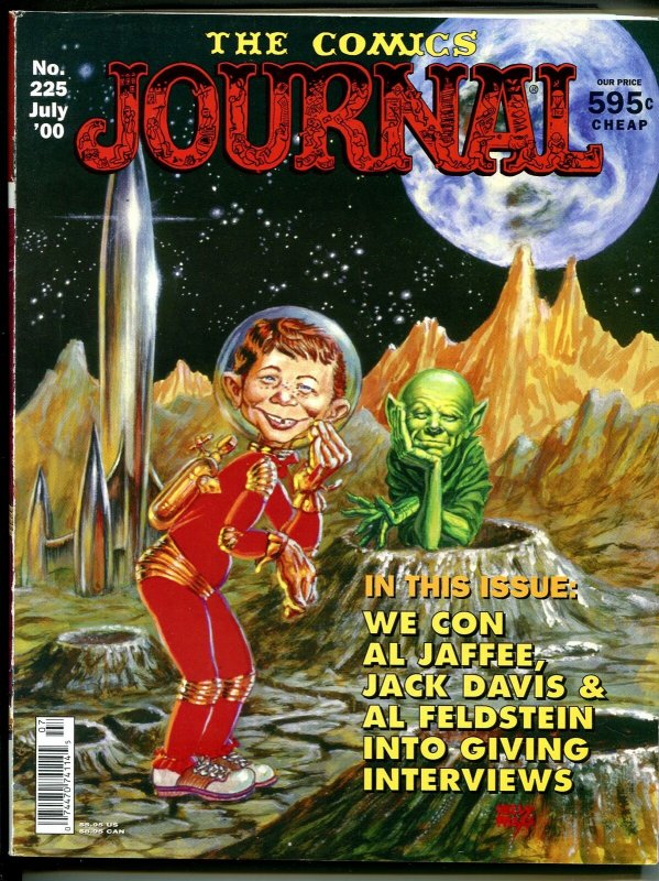 Comics Journal #225 2000-Alfred E Neuman-Kelly Freas-Jack Davis-Jaffee-VG-