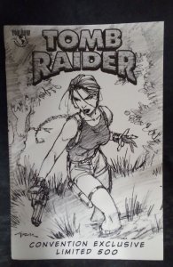 Tomb Raider Journeys #2 Black and White Cover (2002)