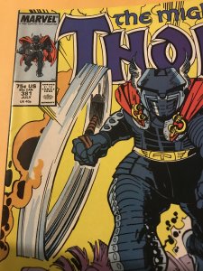 THE MIGHTY THOR #381 : Marvel 7/87 VF; Walt Simonson Destroyer Classic