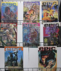 Epic Illustrated (Marvel 1980-84) #2-27 Lot of 16Diff Fantasy Scifi Heavy!