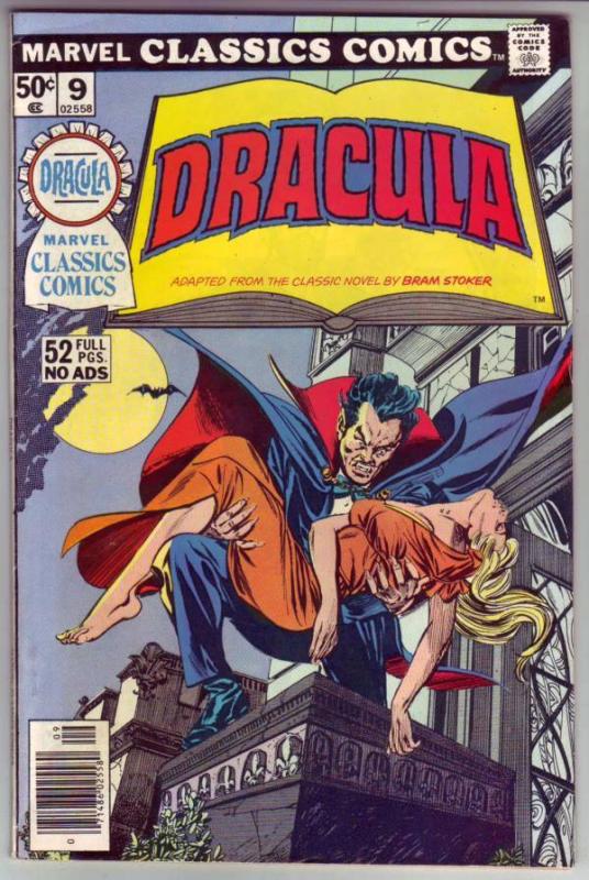 Classics Comics, Marvel #9 (Jan-76) NM- High-Grade Dracula, Van Helsing, Jona...