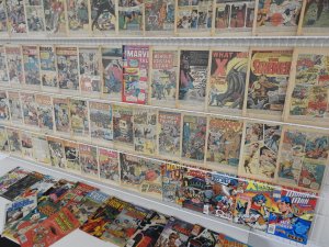 Huge Lot 90 Coverless Low Grade Comics Mostly Silver/Bronze!!