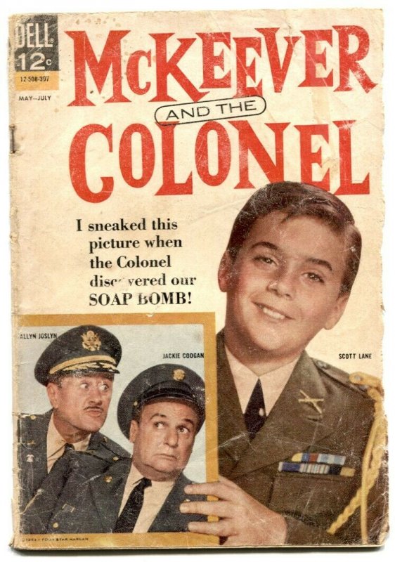 McKeever And The Colonel #2 1963- Dell TV comic- reading copy 