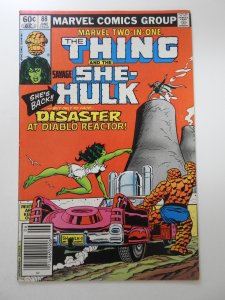 Marvel Two-in-One #88 Newsstand Edition (1982) VF+ Condition