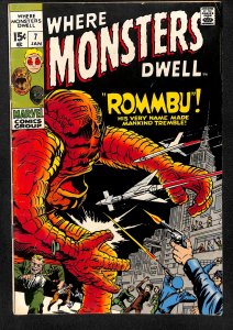 Where Monsters Dwell #7 (1971)