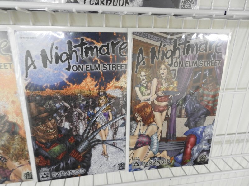 A Nightmare on Elm Street: Paranoid #1,2-3 Wrap Variant (2006)+Extras Avg NM!!