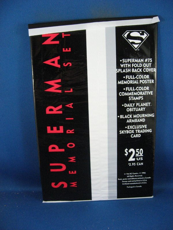 SUPERMAN 75 NM SEALED DEATH OF SUPERMAN 1992 