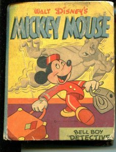 Mickey Mouse-Big Little Book-#1483-1945-Bell Boy Detective-P/FR