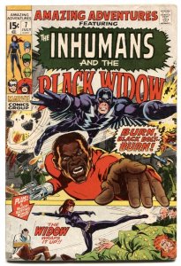 Amazing Adventures #7 1971- INHUMANS- BLACK WIDOW- VG/F