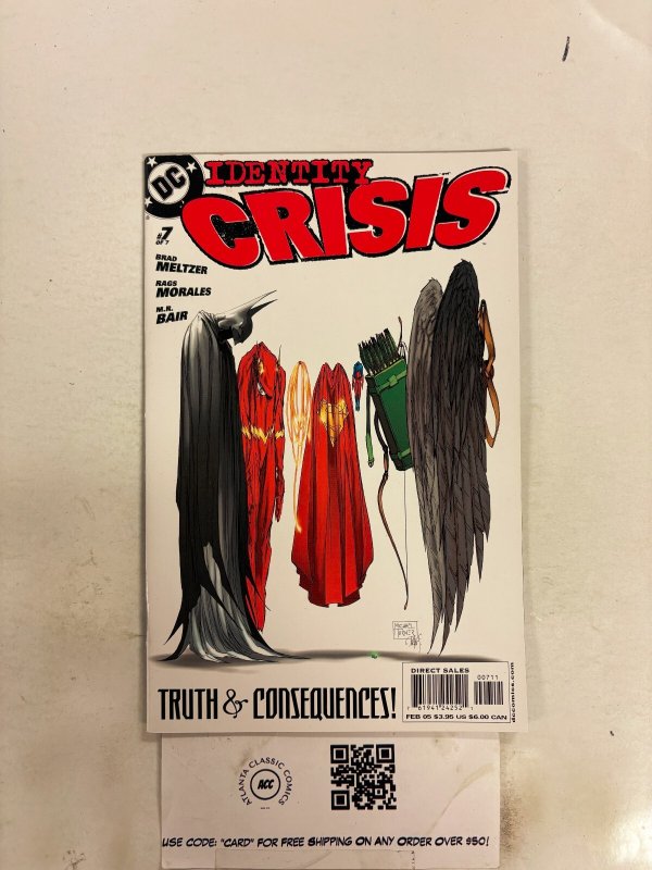 Identity Crisis #7 NM DC Comic Books Dr. Light Zatanna Hawkman 3  HH70