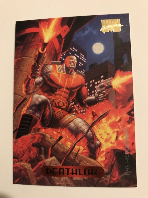 DEATHLOK #29 card : 1994 Marvel Masterpieces, NM; Hilderbrandt art