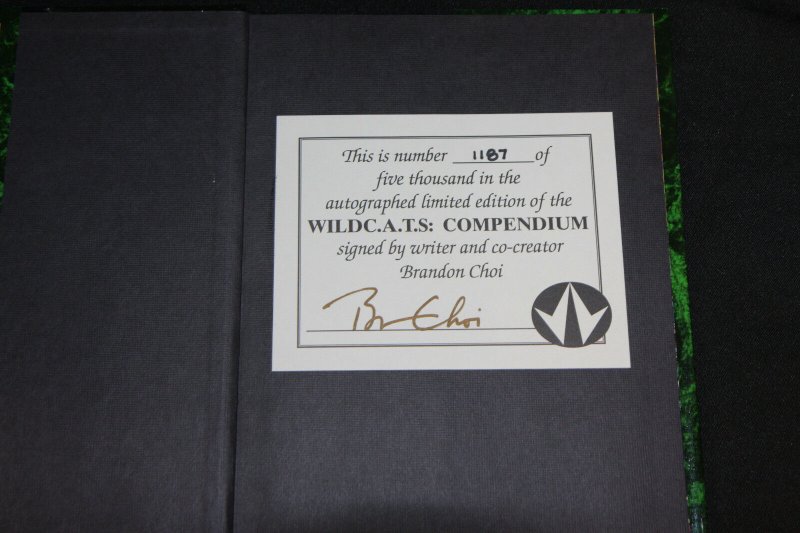 1994 Wildcats Compendium Numbered and Signed by Brandon Choi VF-NM