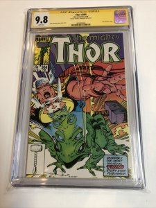Thor (1986) # 364 (CGC SS 9.8 WP) | 1st App Thor Frog | Signed Simonson