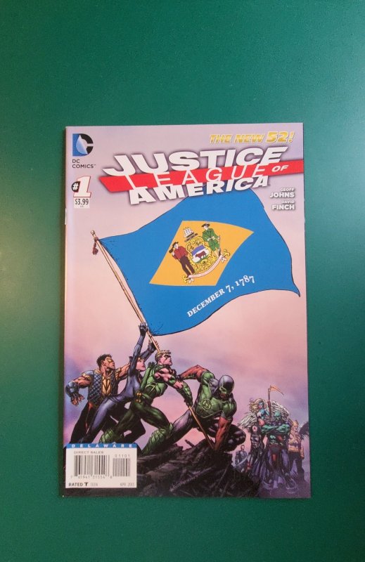 Justice League of America #1 Delaware (2013) NM