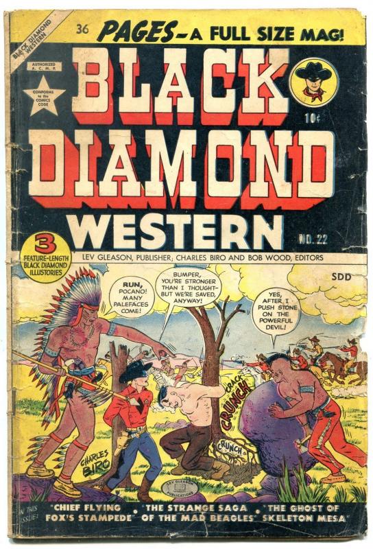 Black Diamond Western #22 1951- Candian variant- Wolverton