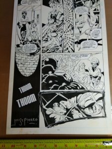 Original Art: Joe St. Pierre - Spider-Man 2099 #26 pg 11 Palmiotti inks