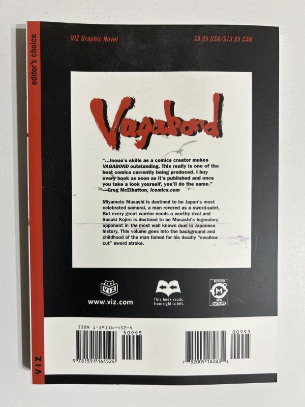 Vagabond TPB Vol 14 Manga TPB Eiji Yoshikawa VIZ MEDIA English
