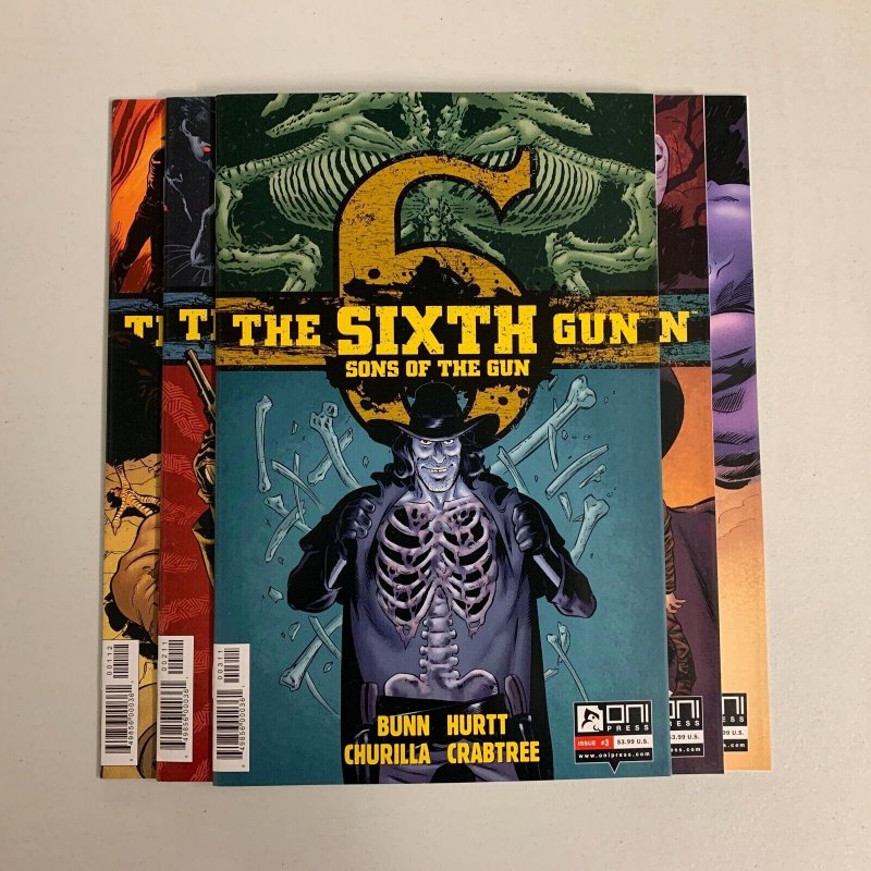 The Sixth Gun Sons Of The Gun #1-5 Set (ONI 2013) Cullen Bunn (8.5+)  