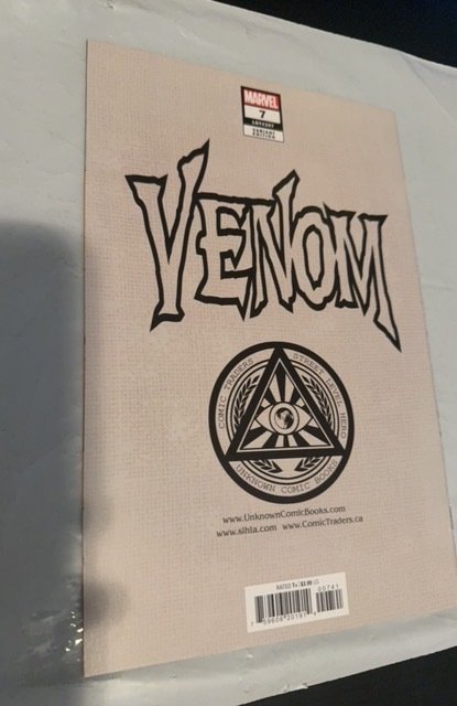 Venom #7 (2022) Unknowncomic Dell Otto cover