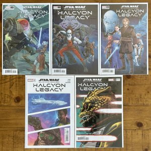 Star Wars Galactic Starcruiser Halcyon Legacy #1,2,3,4,5 Marvel Variant Set