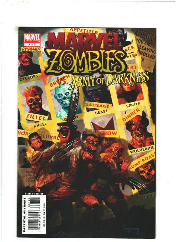 Marvel Zombies vs. Army of Darkenss #1 FN- 5.5 Wolverine 2007