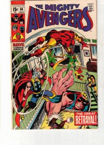 The Avengers #66 1969 VF/NM PRICE DROP! Smith Art! UTAH Certificate High-Grade!