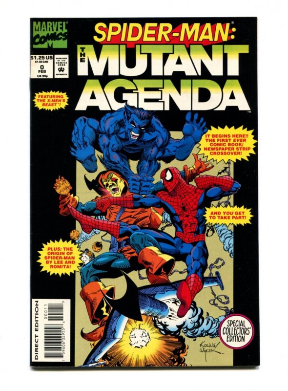 Spider-Man: Mutant Agenda #0 - Special Collectors' Edition (9.0) 1994