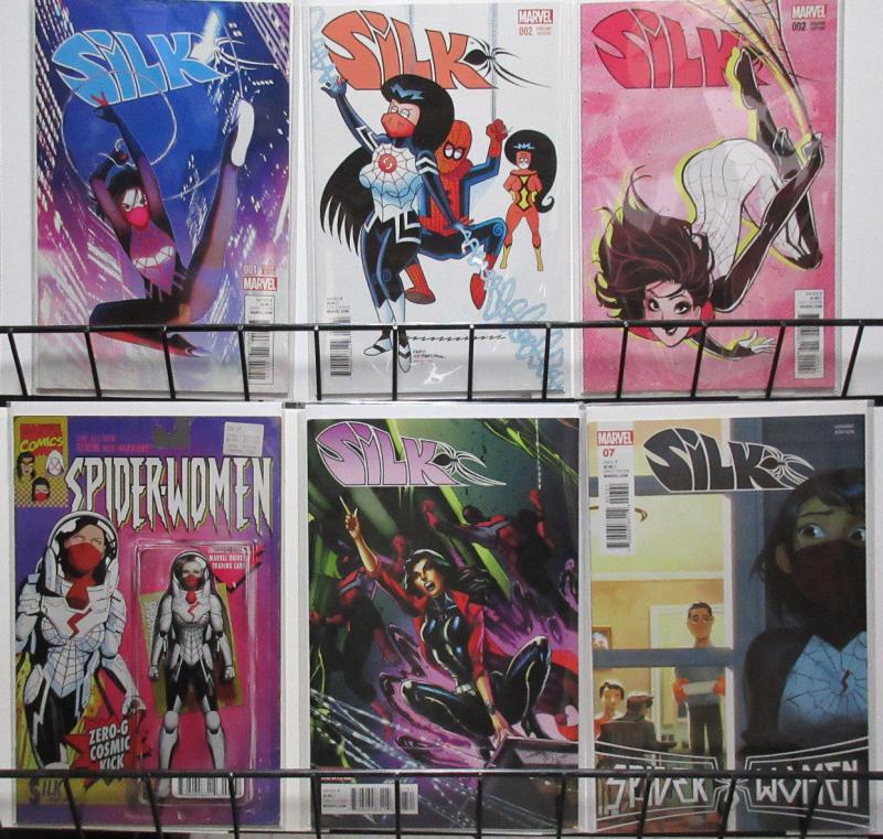 Silk (Marvel v2 2016)  Variant Cover Lot of 6Diff Hembeck Babs Campbell Chen