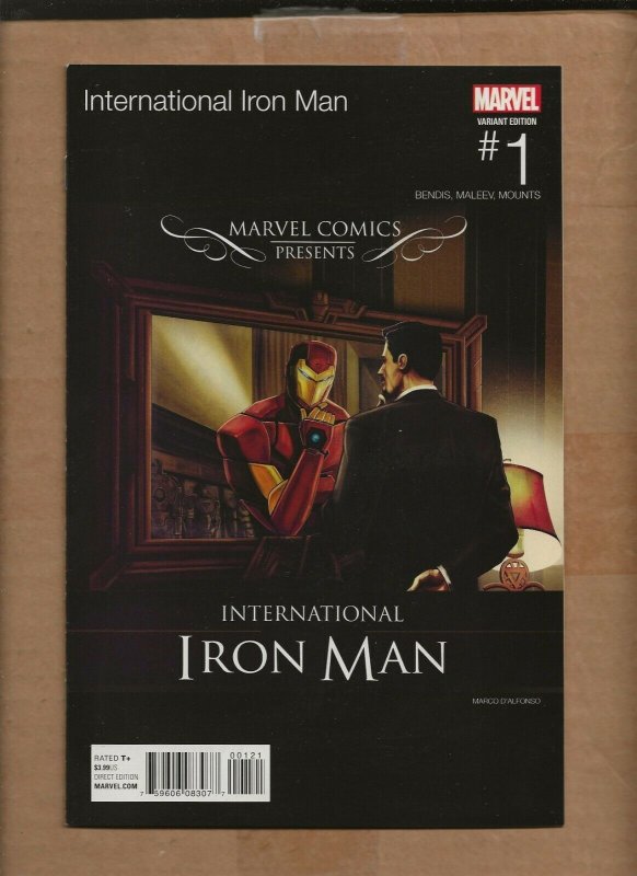 INTERNATIONAL IRON MAN   #1 HIP HOP VARIANT COVER MARVEL COMICS  759606083077