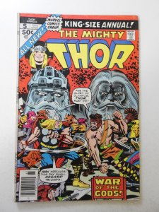 Thor Annual #5 (1976) VG+ Condition