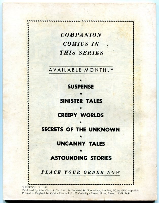 Amazing Stories #141- British comic- Ditko- Kirby- Don Heck FN-