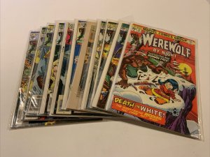 Werewolf By Night 31 34-43 Very Good To Fine 37 Coverless Lot Marvel