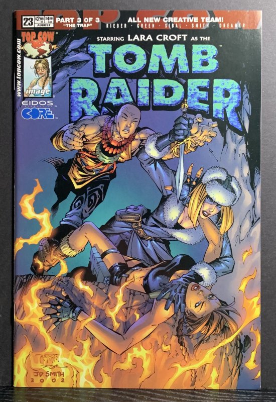 Tomb Raider #23 (2002) Jonathan D. Smith Cover Randy Green Art