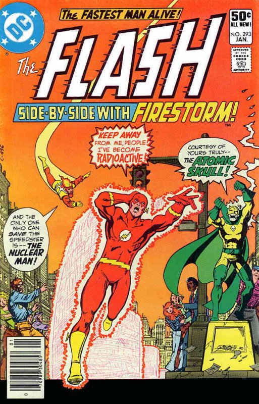 Flash, The (1st Series) #293 (Newsstand) FN ; DC | January 1981 George Perez Fir