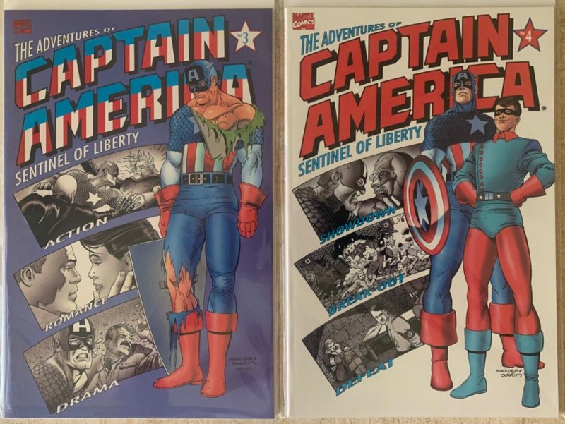 ADVENTURES OF CAPTAIN AMERICA 1-4 + CAPTAIN AMERICA: LIVING LEGEND 1-4 | VF/NM